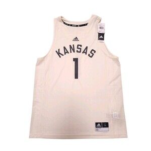 Adidas NCAA Kansas Jayhawks Retro Basketball Jersey H59115 Large *See Dscrptn*